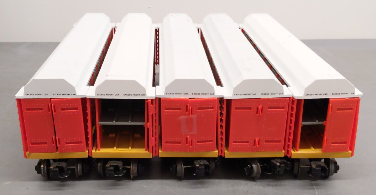 Lionel 6-16214 O Gauge Denver & Rio Grande Two Tier Auto Carrier (5) VG