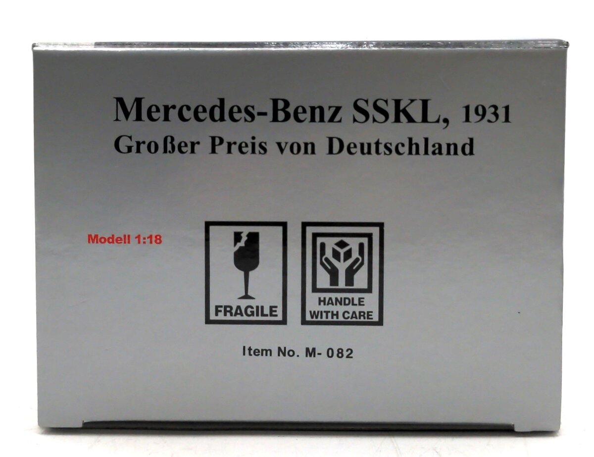 CMC M-082 1:18 Scale Mercedes-Benz SSKL 1931 Grober Preis Von Deutschland VG/Box