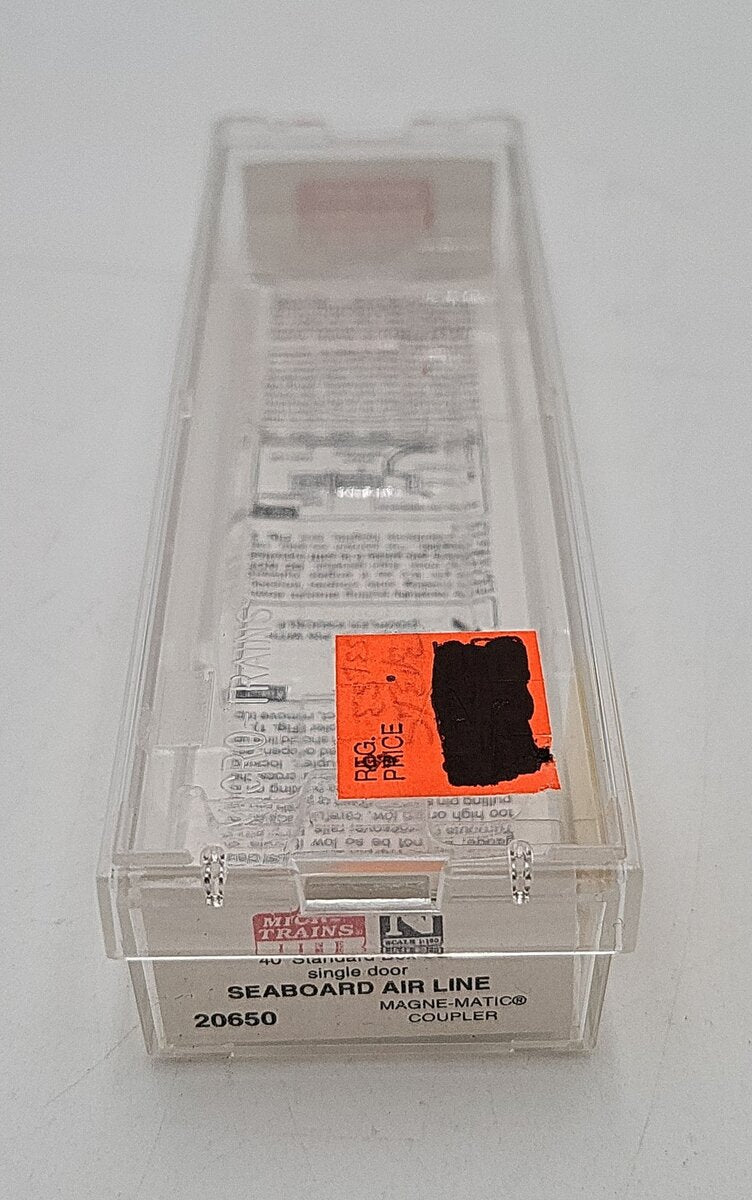 Micro-Trains 02000650 N Scale Seaboard Air Line 40' Single Door Boxcar #25439 EX/Box