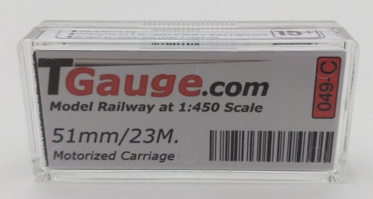 T Gauge 049-C Motorized Carriage w/Custom Decals/Box