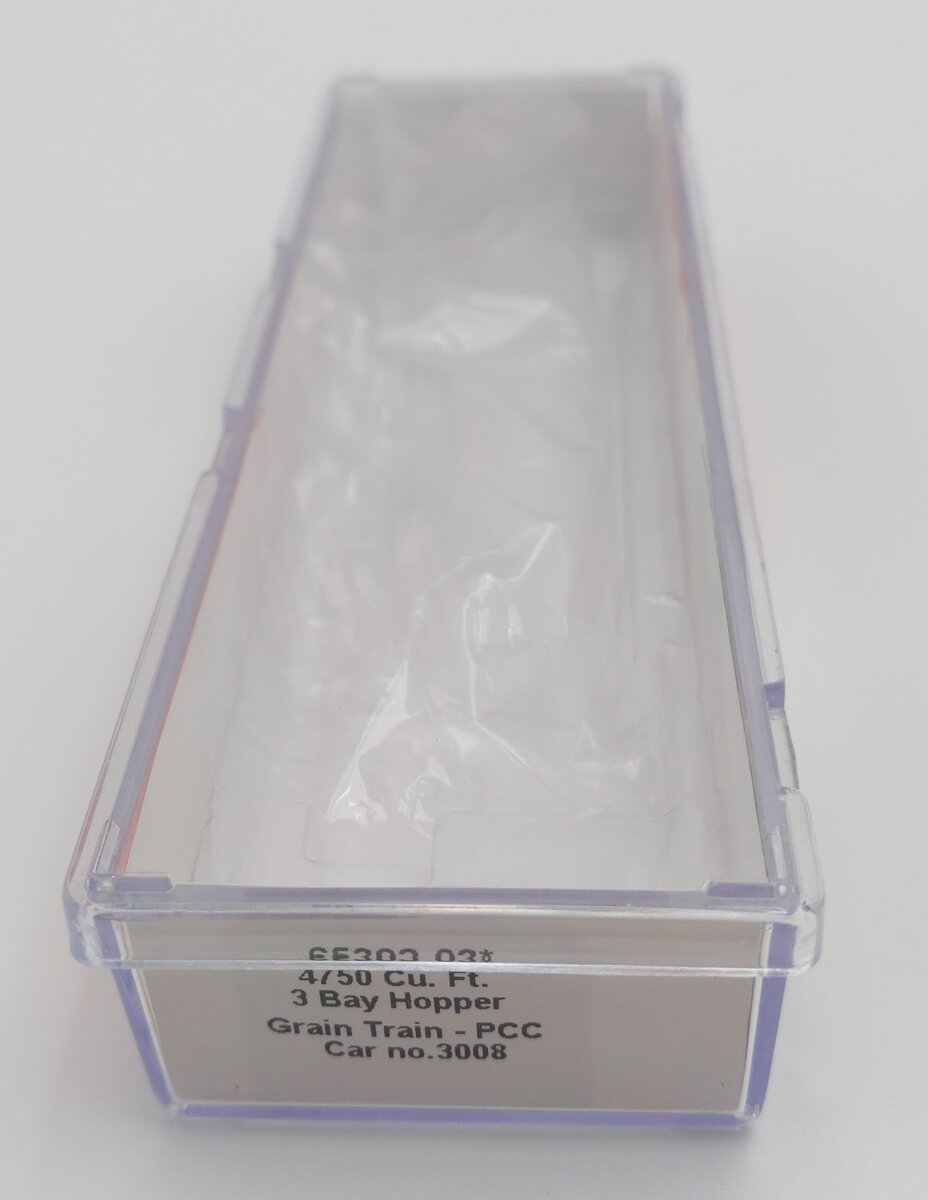 InterMountain 65392-03 N Scale PCC "Grain Train" 3-Bay Hopper #3008 LN/Box