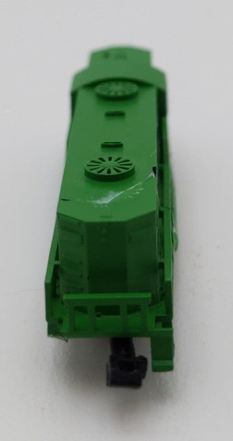 T Gauge Four-Axle Motorized Diesel Locomotive-Green VG
