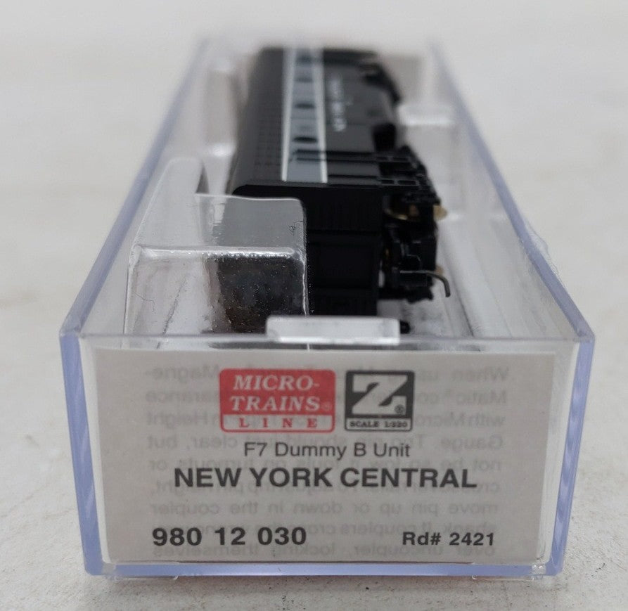 Micro-Trains 98012030 Z NYC F7 B-Unit Dummy Diesel Locomotive w/Magne-Matic LN/Box