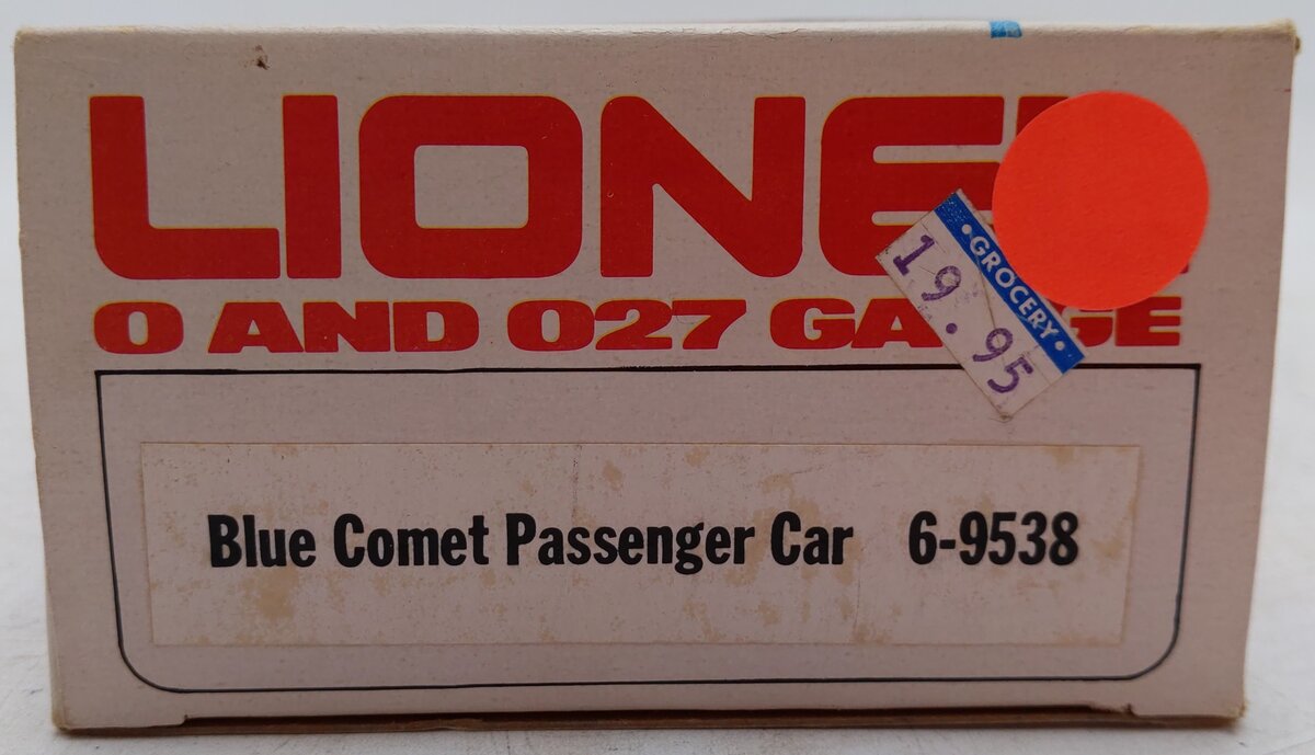 Lionel 6-9538 O Gauge Blue Comet "Faye" Pullman Passenger Car #9538 EX/Box