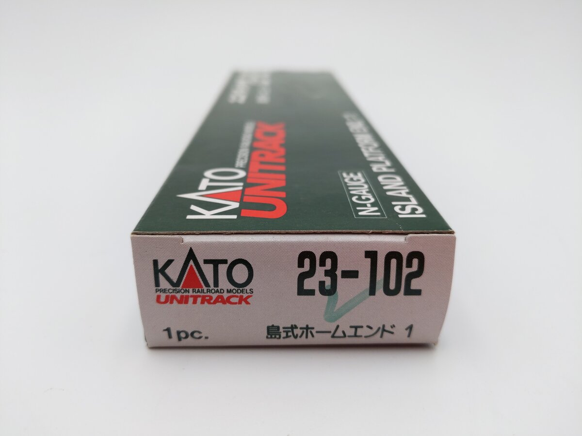 Kato 23-102 N Scale Island Platform With a Type End #1 EX/Box