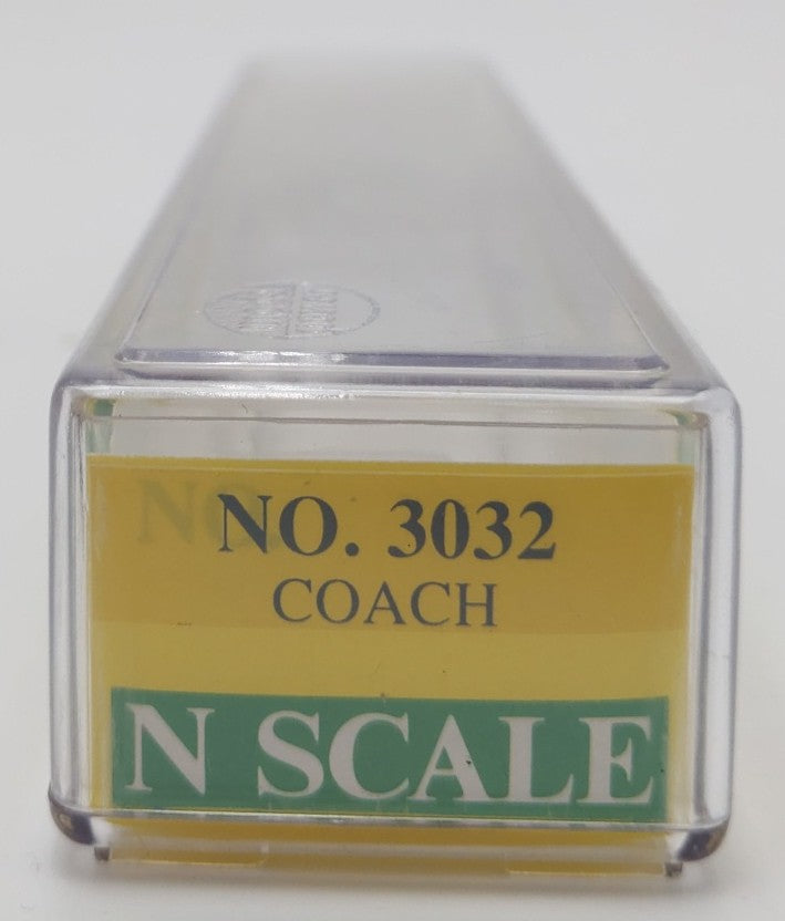 Model Power N Scale 3032 Santa Fe 75' Streamline Coach Passenger Car LN/Box