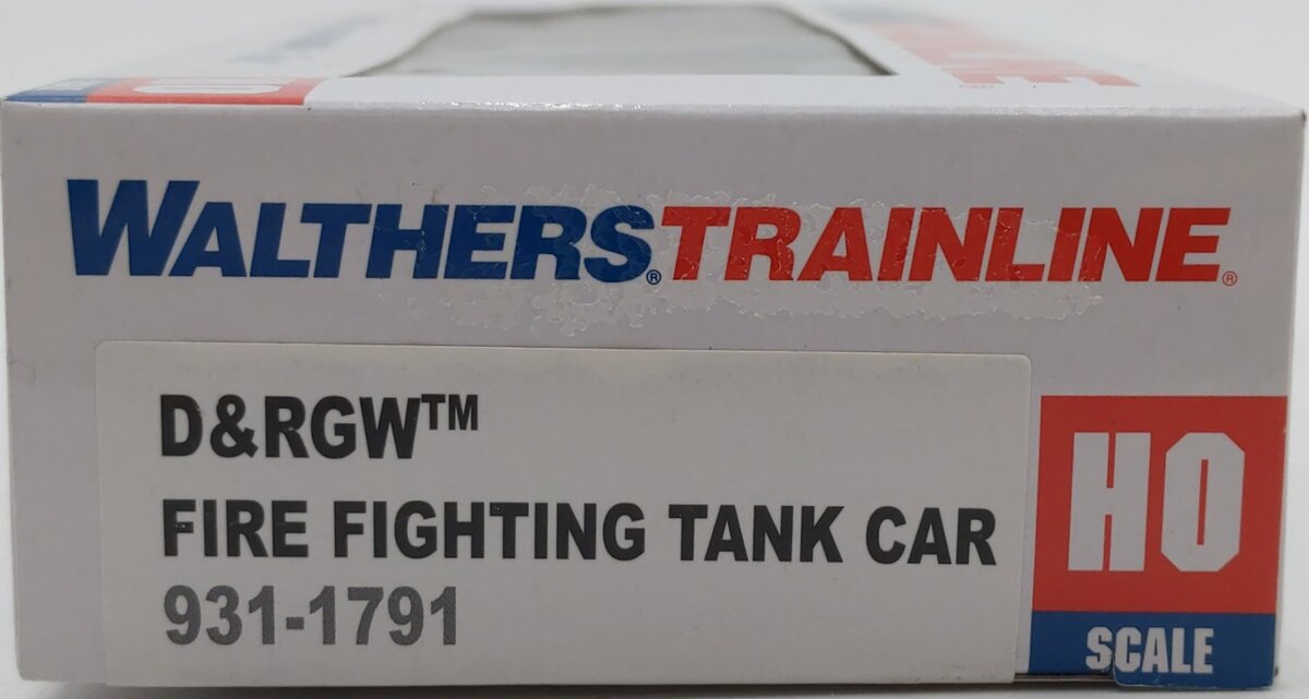 Walthers 931-1791 HO DRGW Firefighting Car #AX 2946 - Ready to Run LN/Box