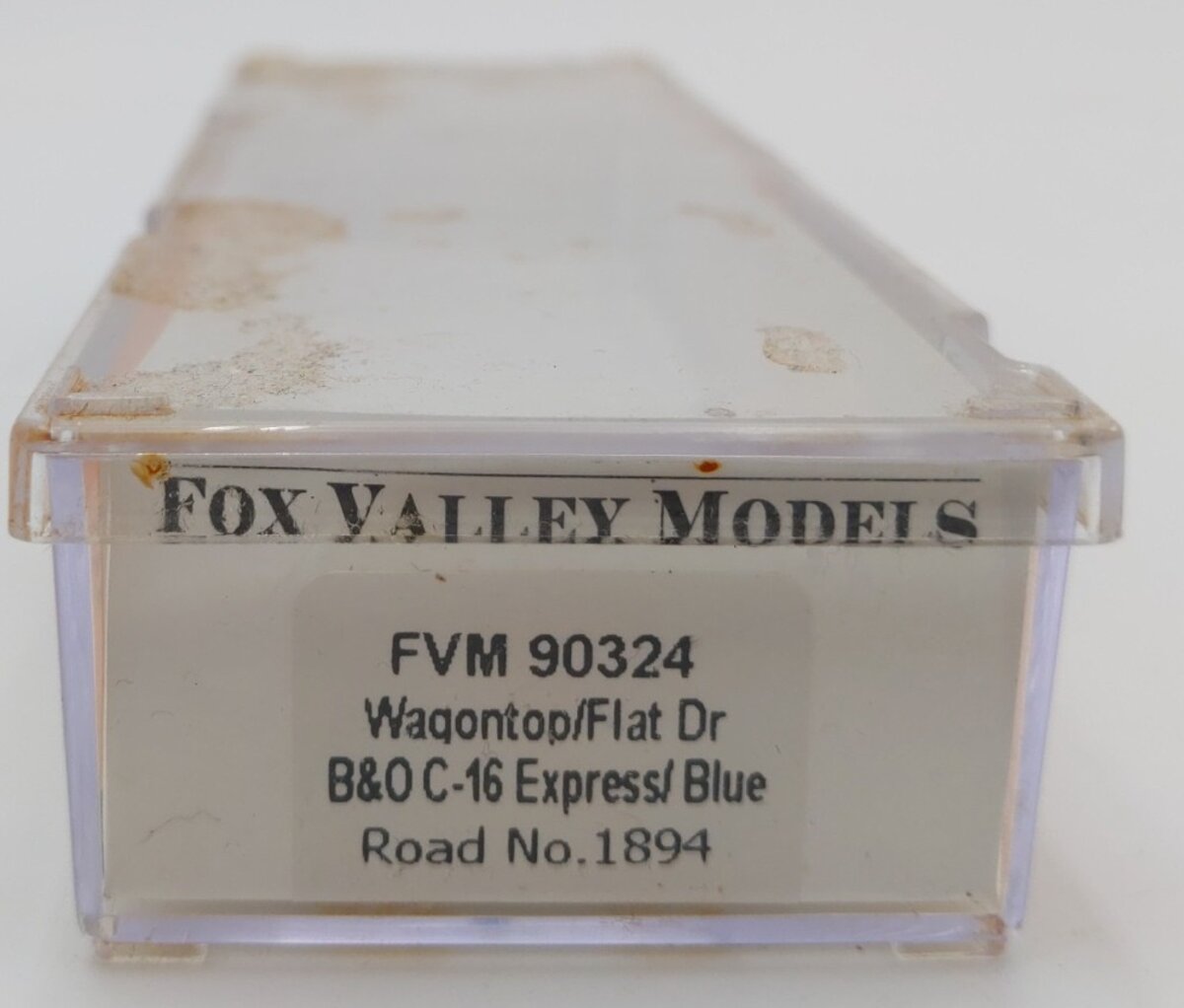 Fox Valley Models 90324 N Scale B&O C-16 Wagontop Express Blue # 1894
