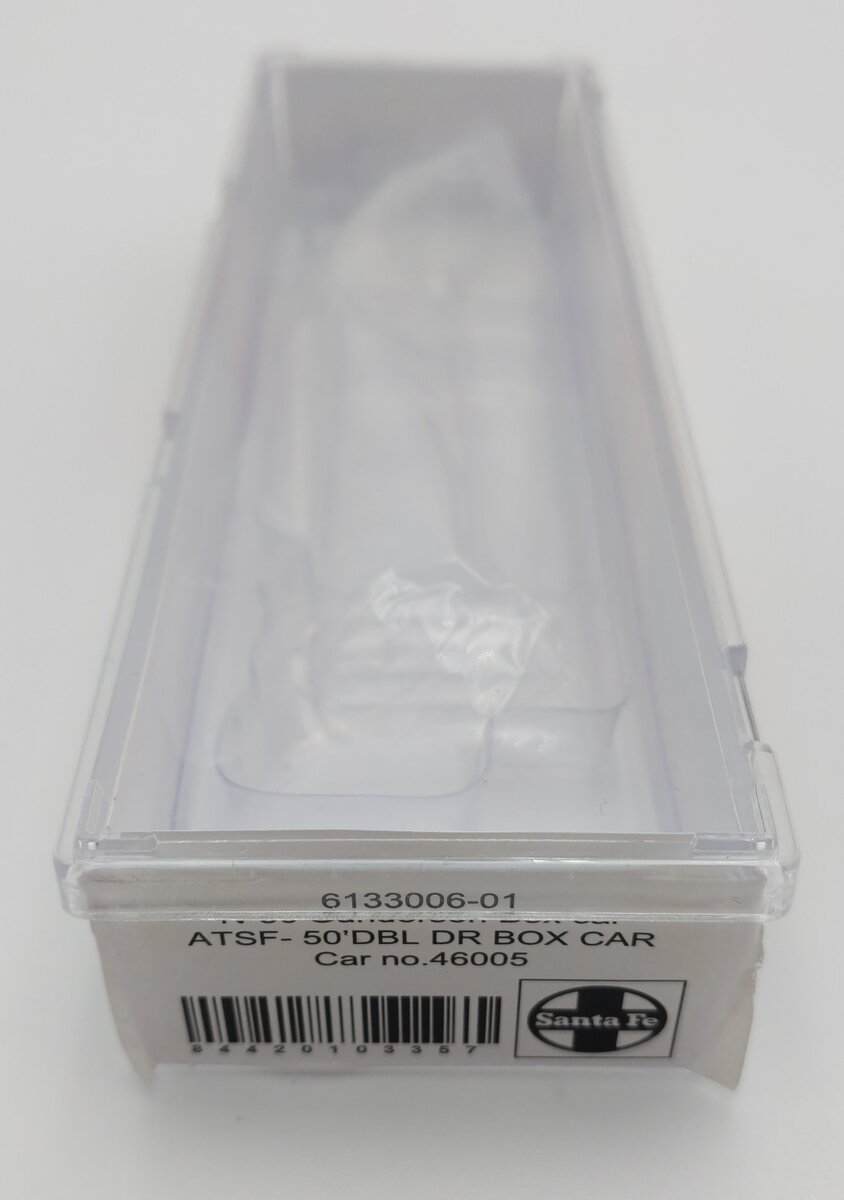 InterMountain 6133006-01 N Scale ATSF Double Door Boxcar #46005 LN/Box
