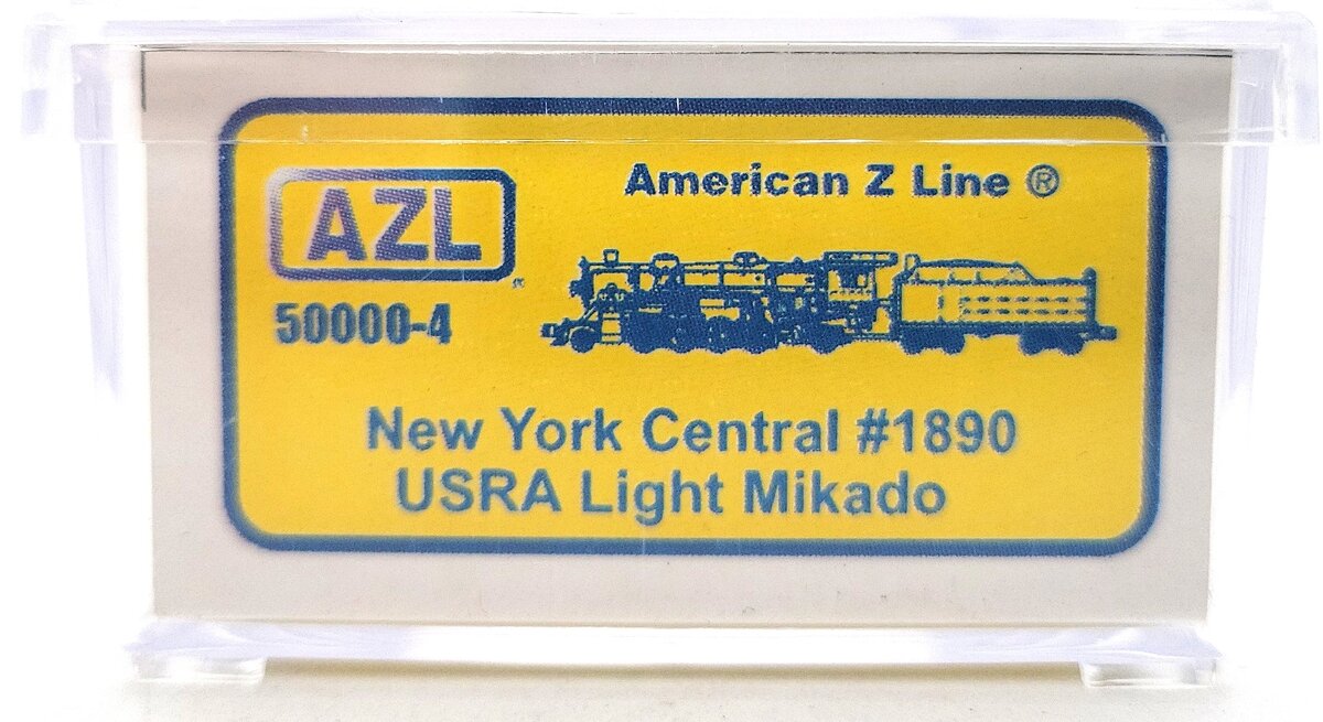 American Z-Line 50000-4 Z New York Central USRA Light Mikado Steam Loco #1890 LN/Box