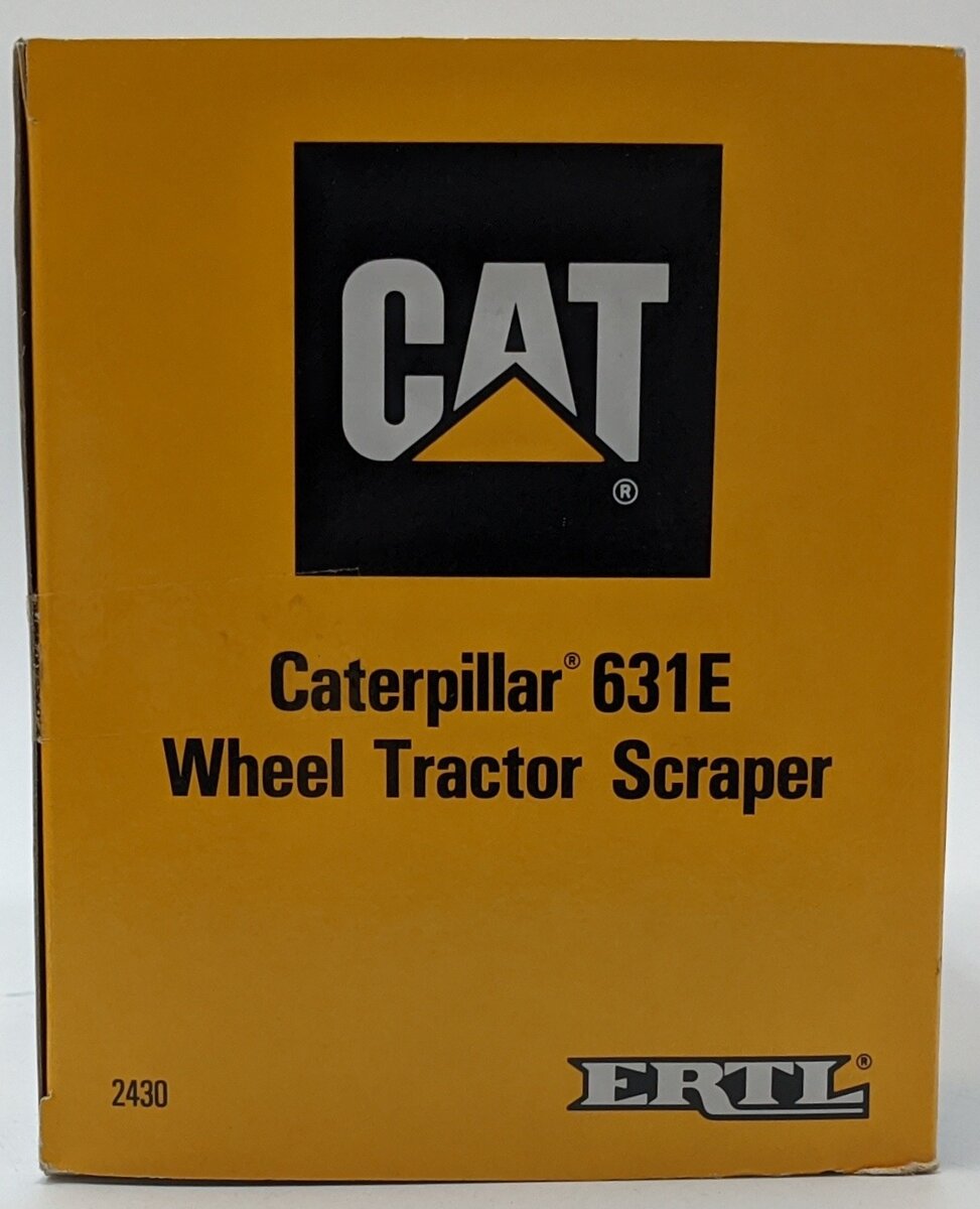 Ertl 2430 1:50 Diecast Mighty Movers Caterpillar 631E Wheel Tractor Scraper NIB