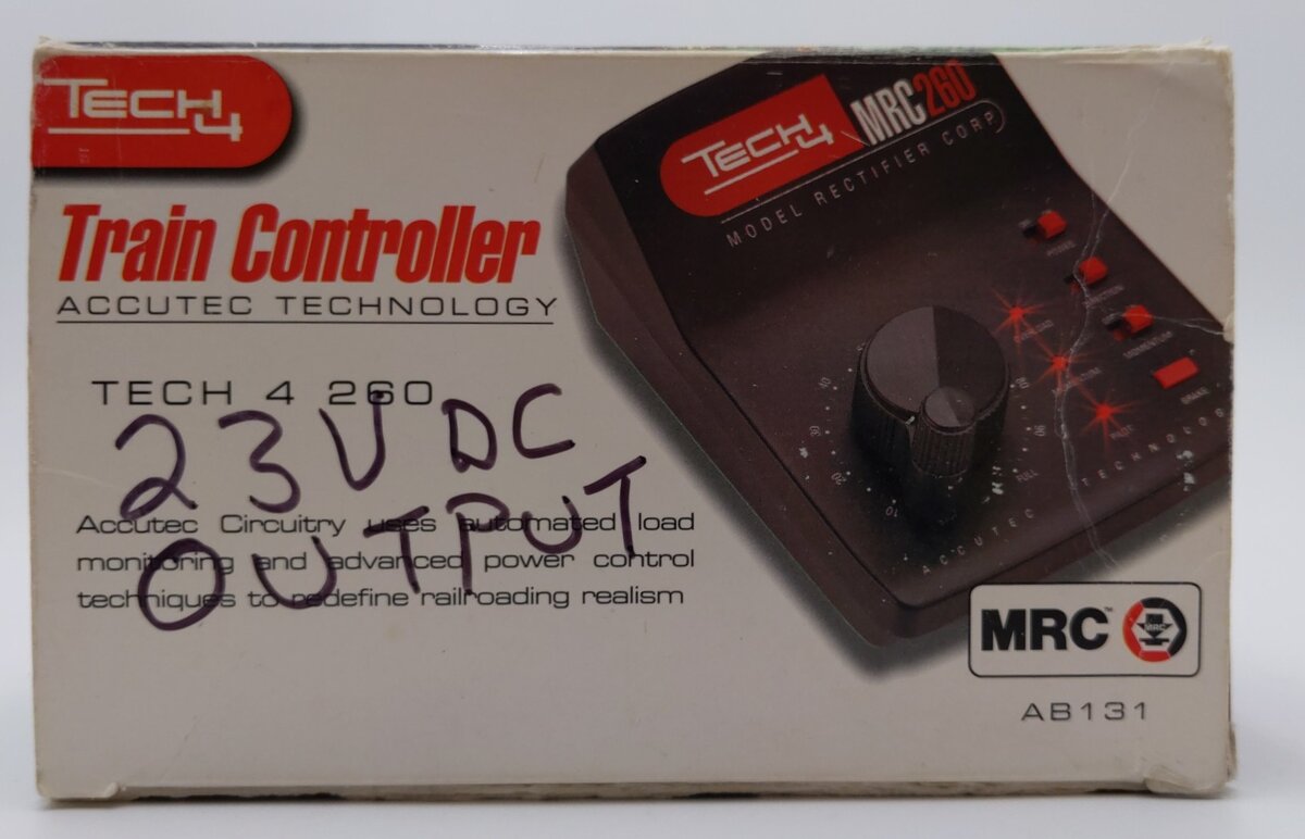 MRC AB131 HO Tech 4 260 Train Controller Accutec Technology EX/Box