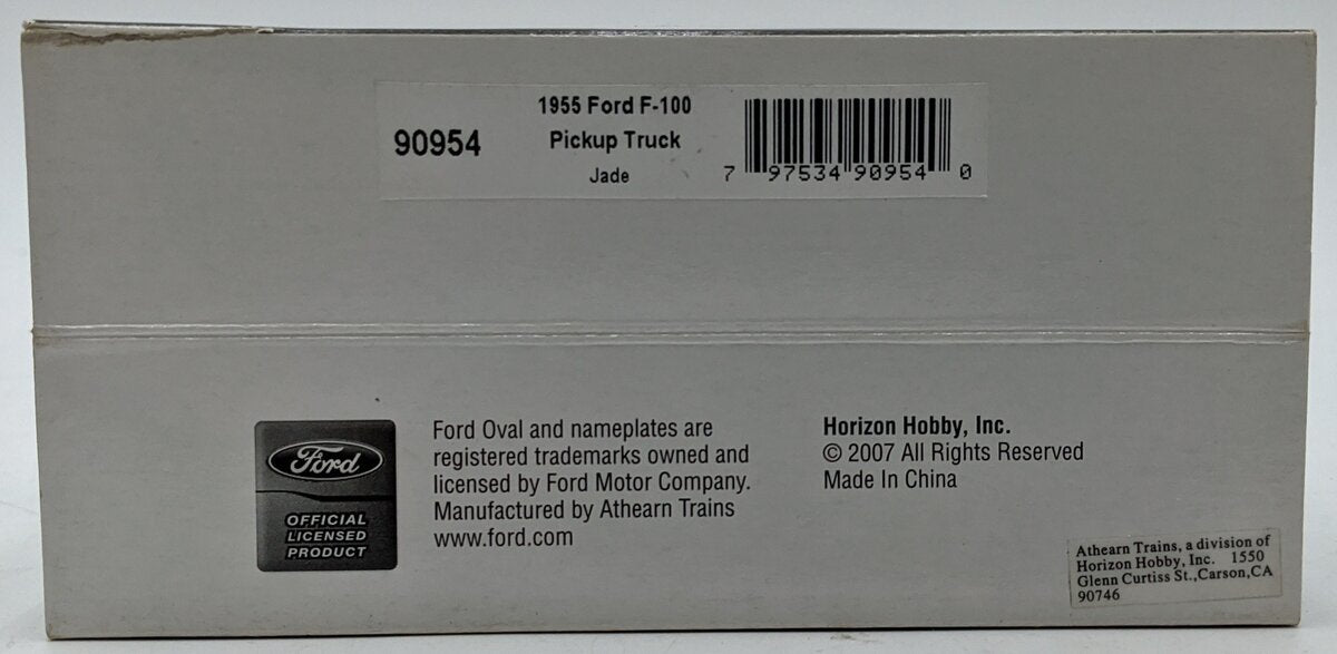 Athearn 90954 1:50 Diecast 1955 Ford F-100 Pickup in Green EX/Box