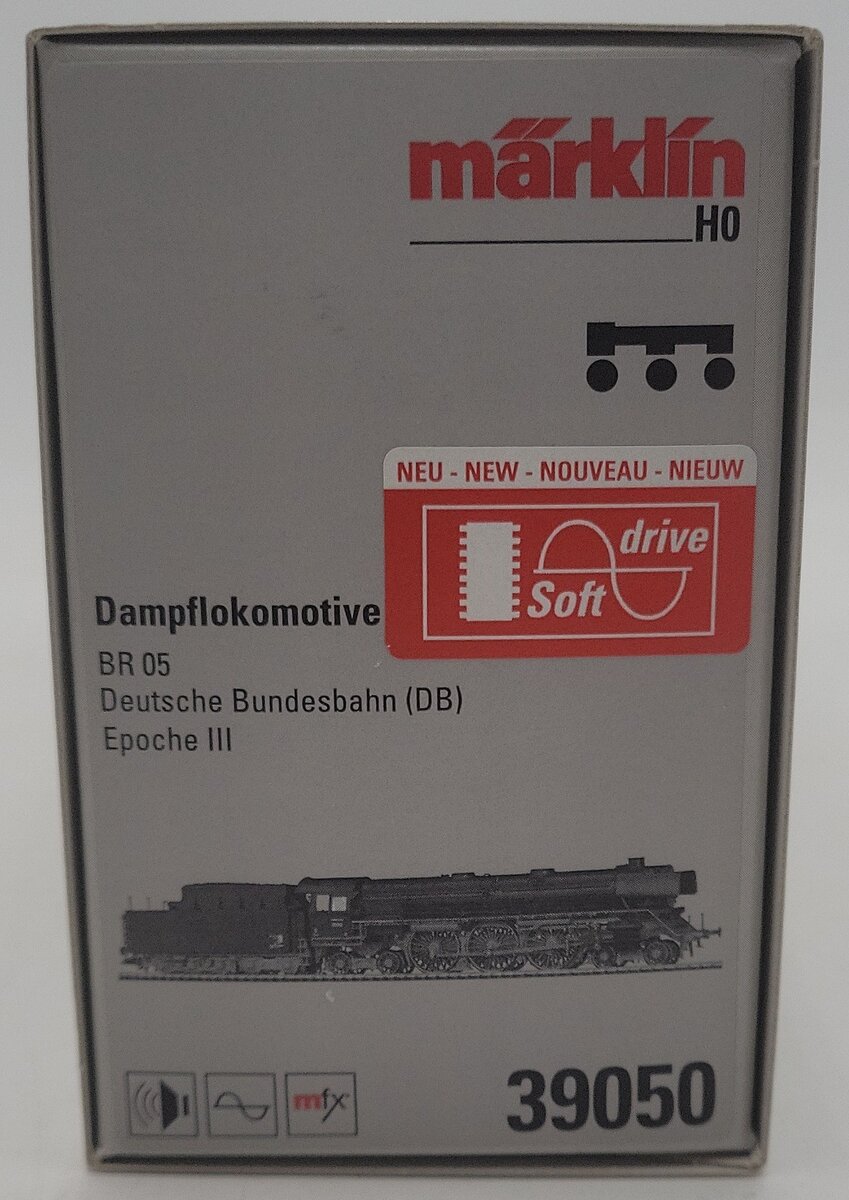 Marklin 39050 HO Scale DB BR 05 4-6-4 Steam Locomotive and Tender #05003 LN/Box