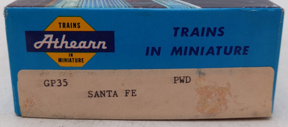 Athearn 4205 HO Scale Santa Fe GP35 Powered Diesel Locomotive #3346 EX/Box