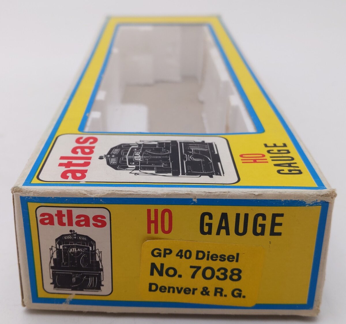 Atlas 7038 HO Scale Rio Grande GP40 Powered Diesel Locomotive #3084 EX/Box