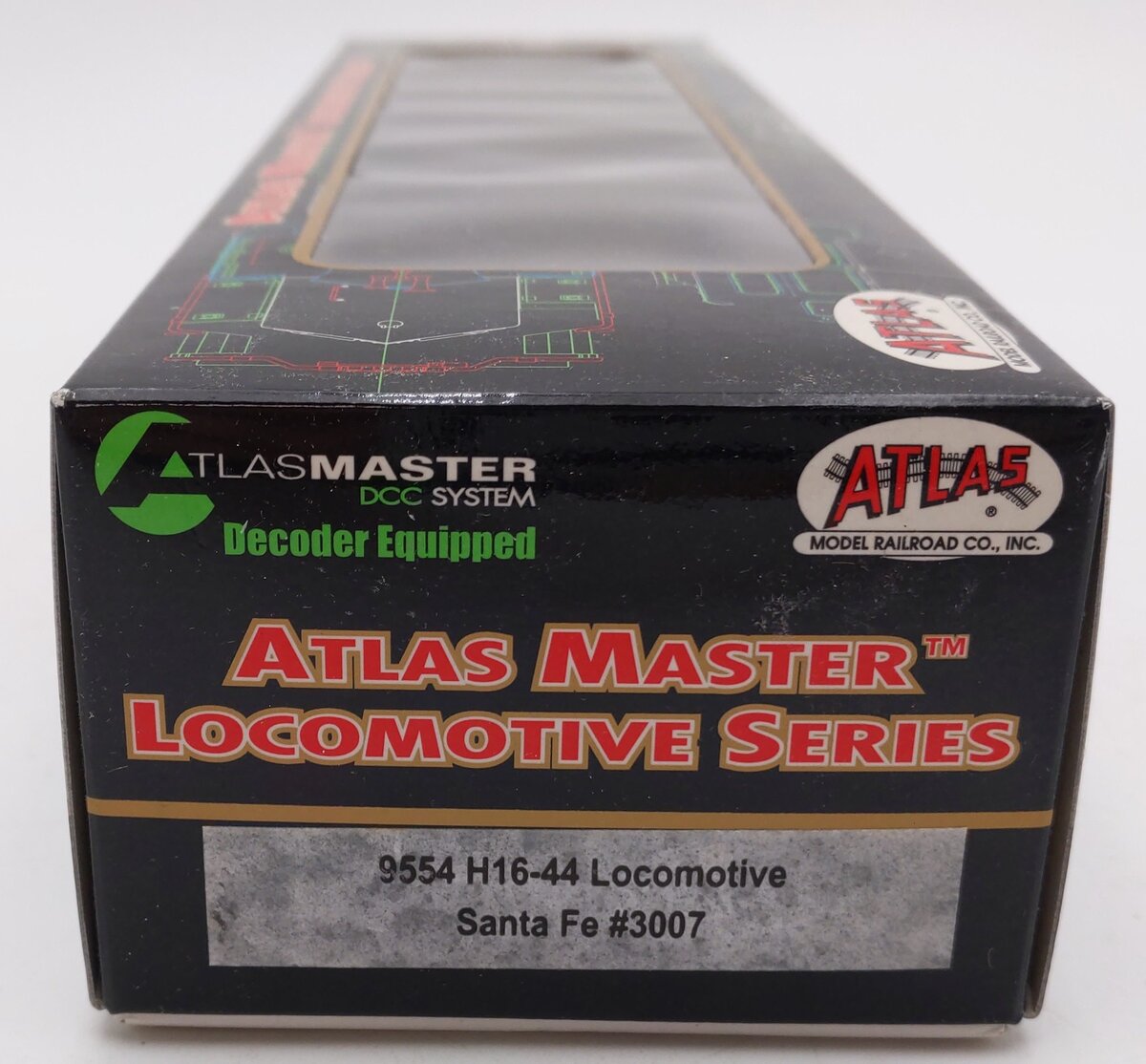 Atlas 9554 HO Scale Santa Fe H16-44 Diesel Locomotive #3007 LN/Box