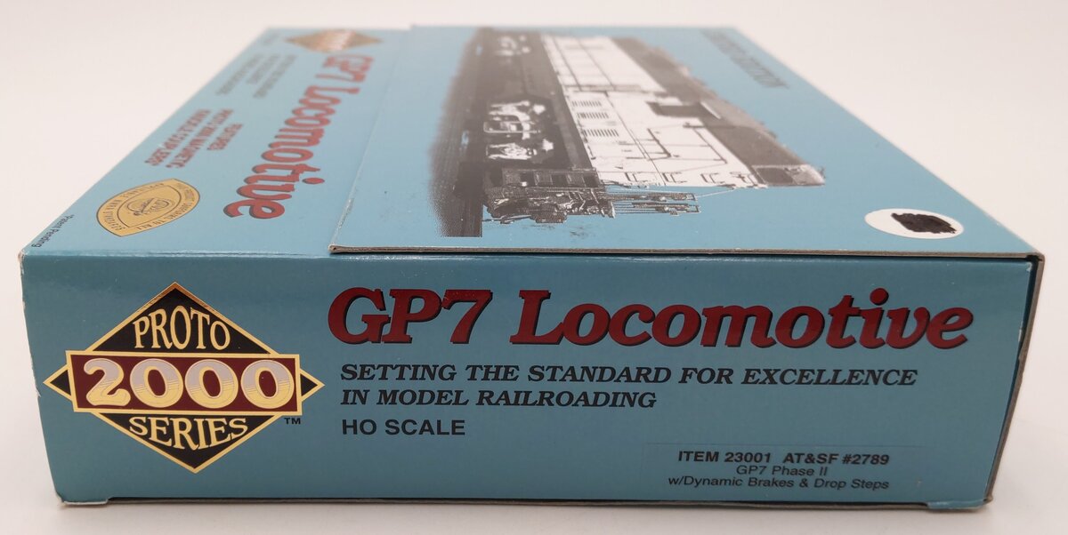 Proto 2000 23001 HO ATSF GP7 PhII Diesel Locomotive #2789 LN/Box