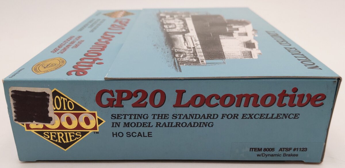 Proto 2000 8005 HO Scale ATSF GP20 Diesel Locomotive #1123 - DC LN/Box
