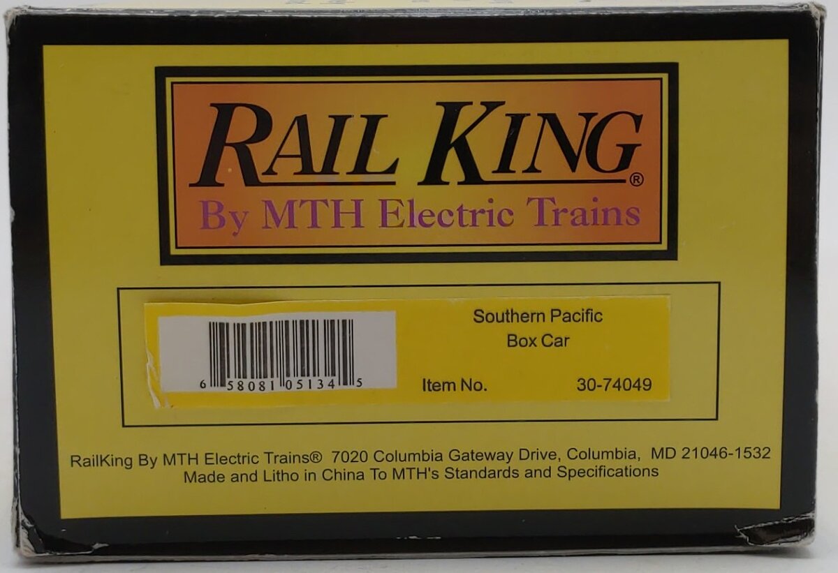 MTH 30-74049 Southern Pacific Boxcar LN/Box