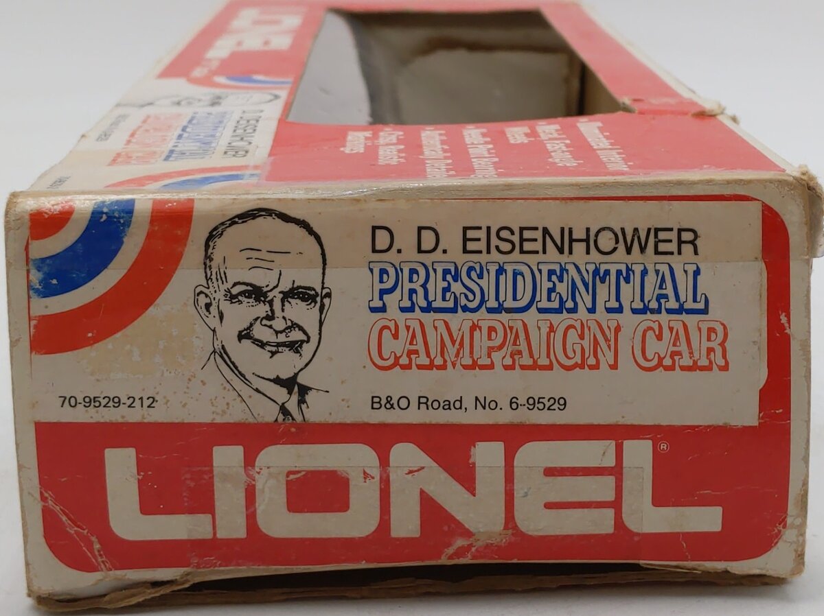 Lionel 6-9529 O Baltimore & Ohio Eisenhower Campaign Observation Car EX/Box