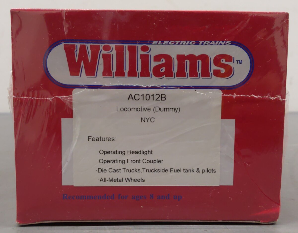 Williams AC1012B AC-1012B O Gauge New York Central B Unit Dummy Locomotive LN/Box