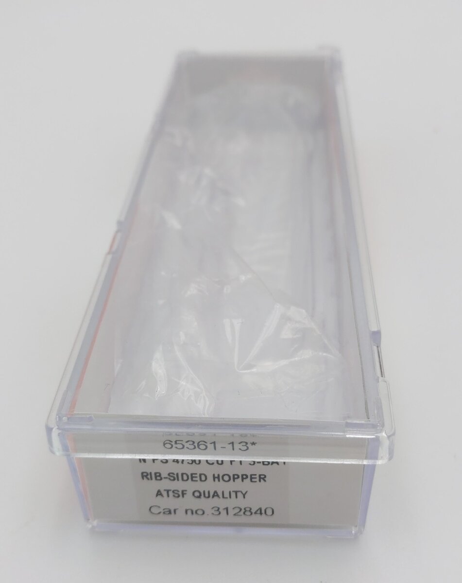 InterMountain 65361-13 N Scale ATSF Rib-Sided 3-Bay Hopper #312840 LN/Box
