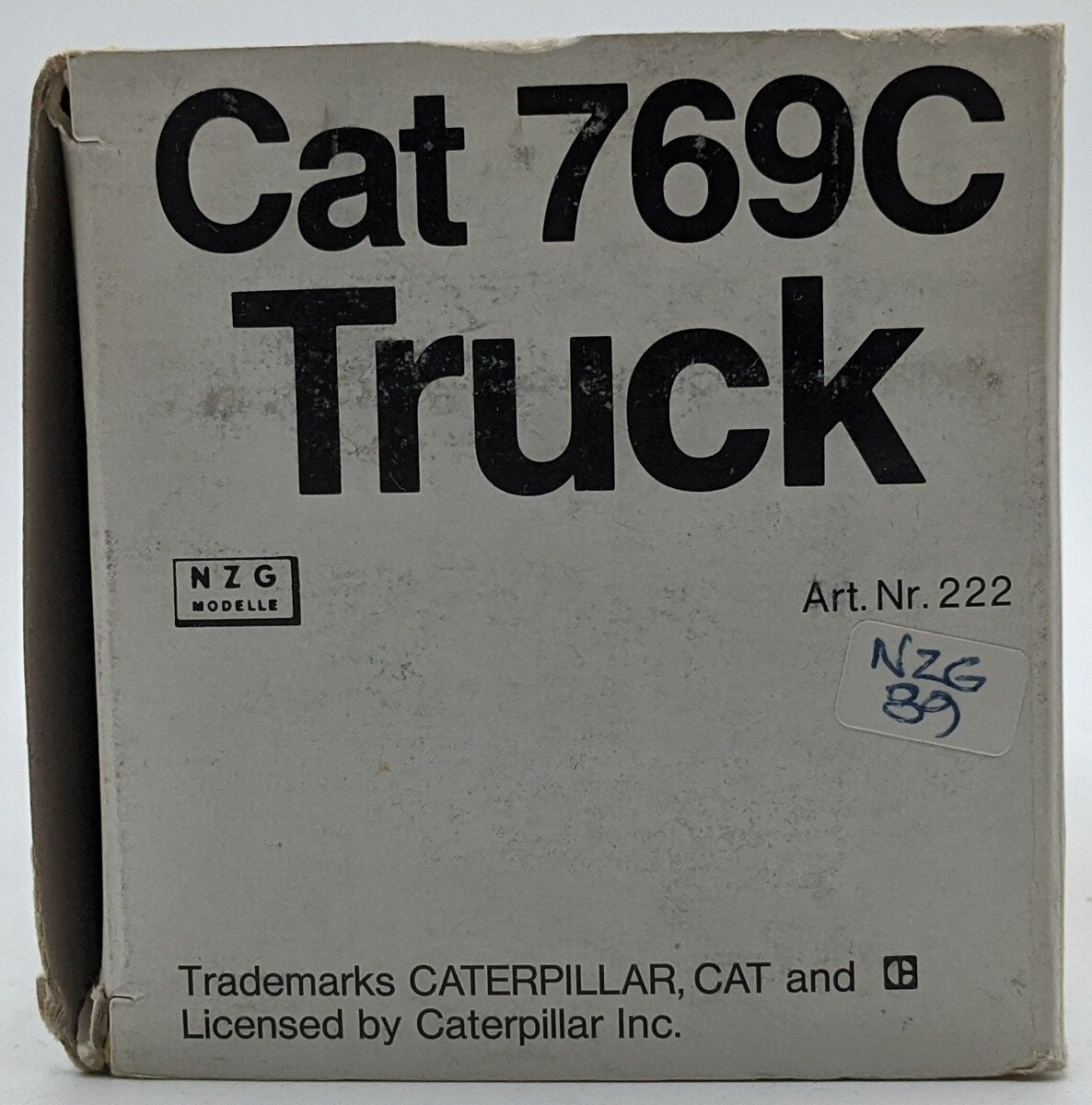 NZG 222 1:50 Scale Custom Diecast Caterpillar 769C Dump Truck VG/Box
