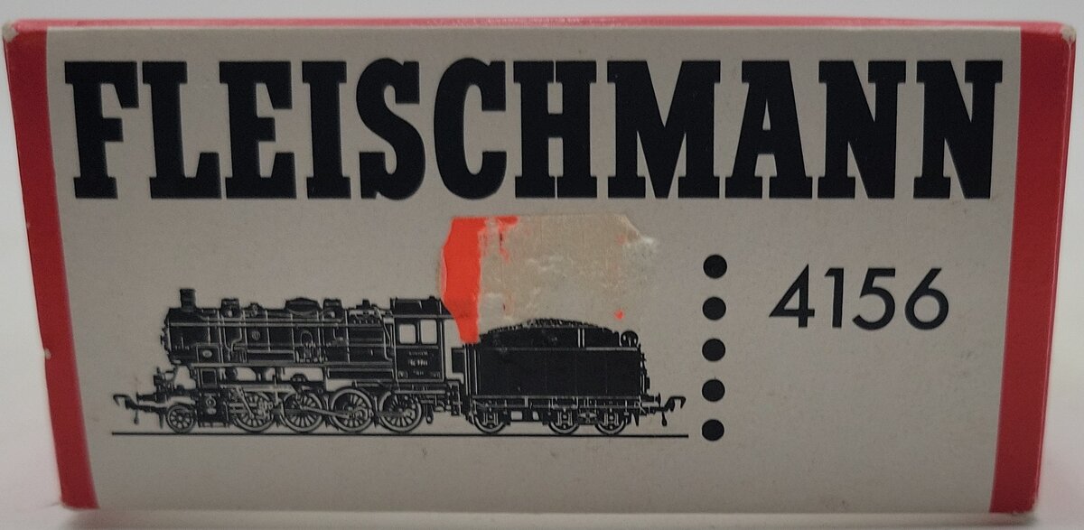Fleischmann 4156 HO Scale DR 2-8-0 Steam Locomotive & Tender LN/Box