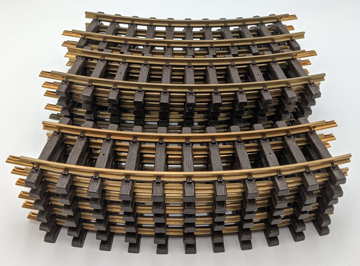 LGB 1100 G Scale Curved Track Sections (17) EX