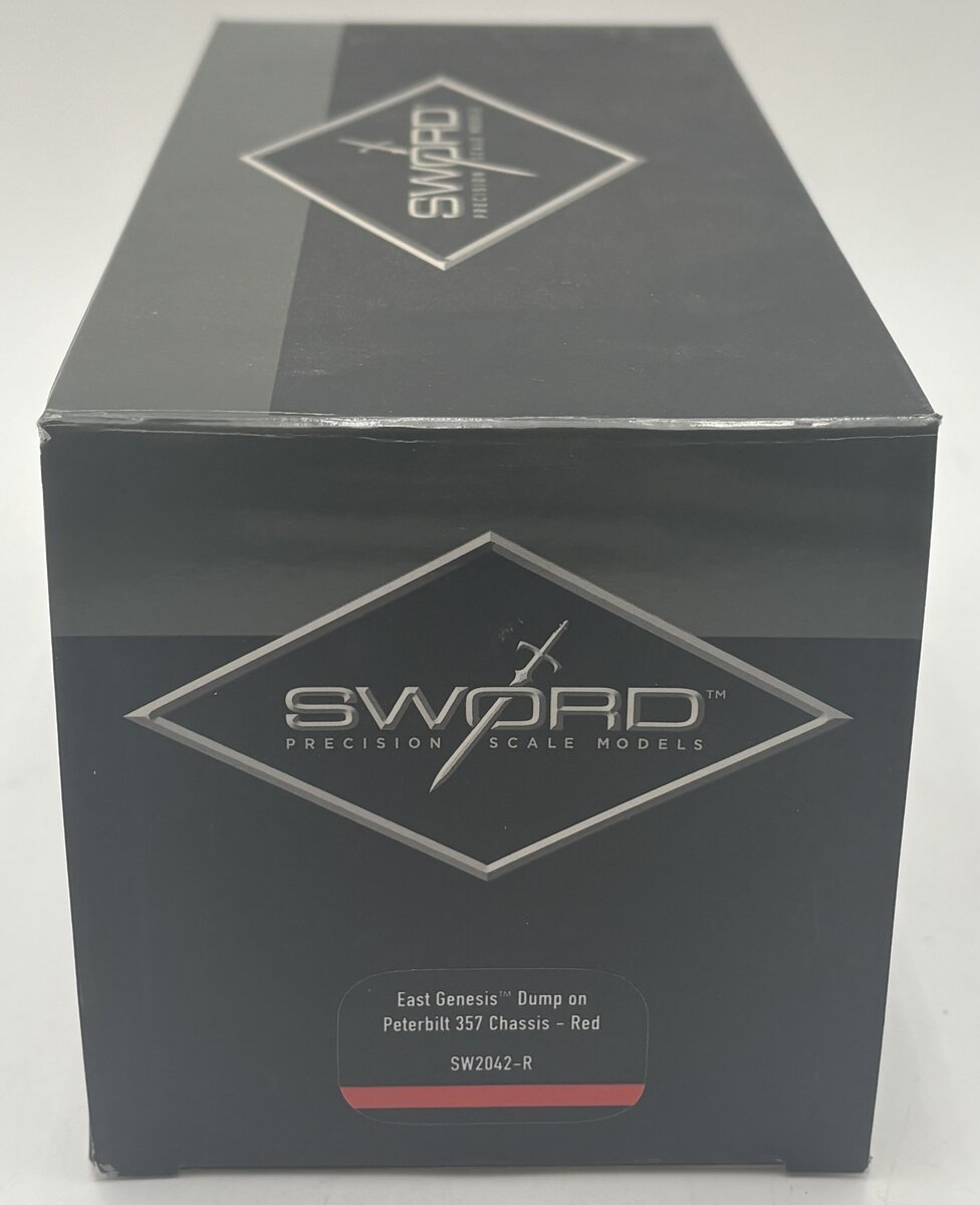 Sword Models SW2042-R 1:50 Red Peterbilt 357 w/Rigid East Genesis Dump EX/Box