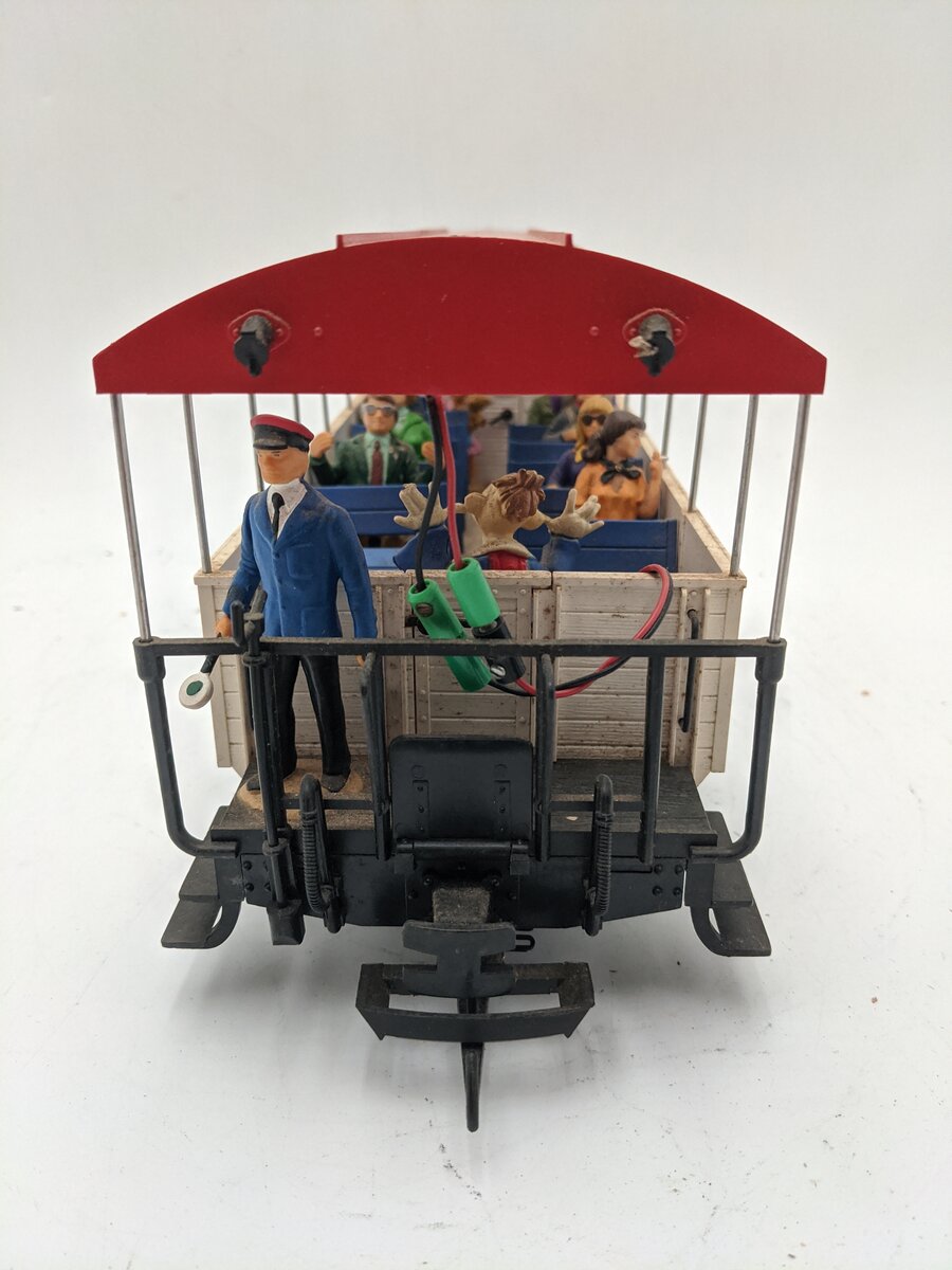 LGB 3125 G Scale Open Air Circus Passenger Car EX