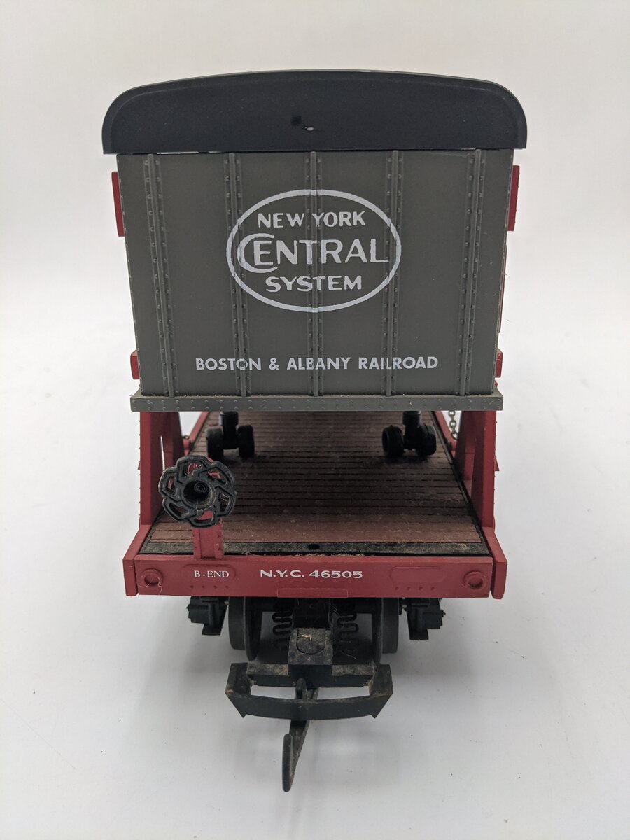 Aristo-Craft 46505 G Scale NYC Piggyback Flatcar w/ Trailers EX