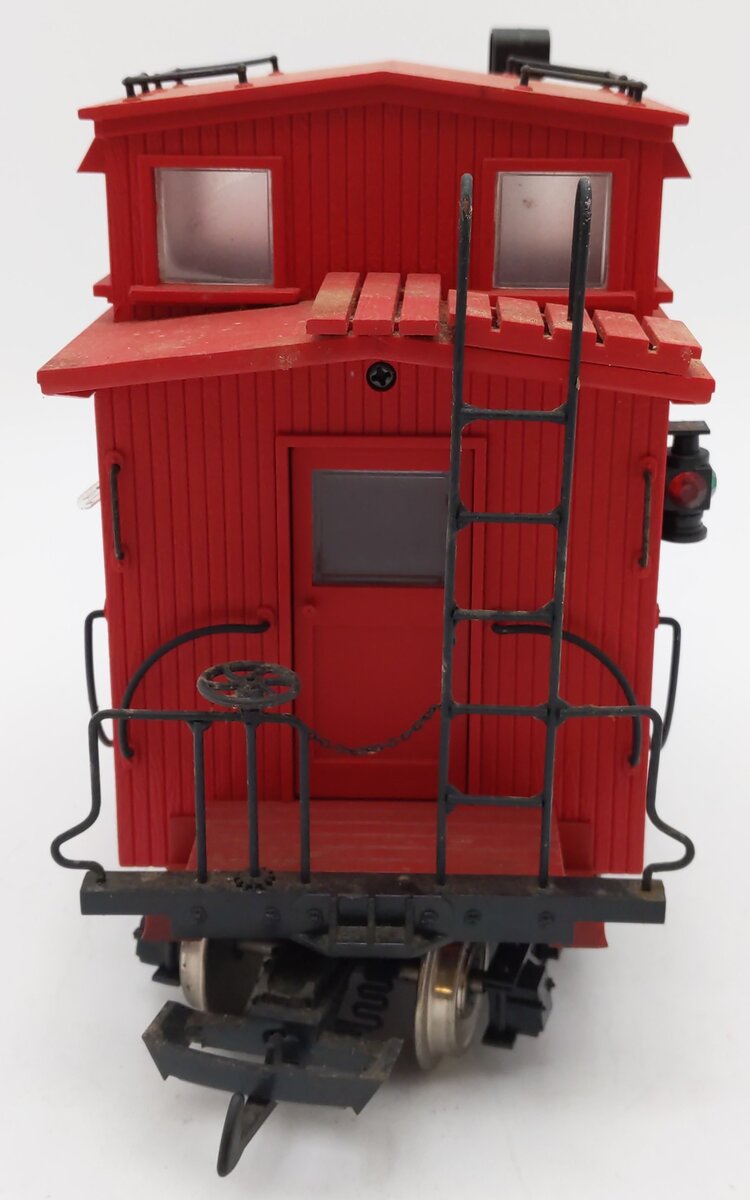 G-Scale Ely-Thomas Lumber Co. Red Caboose #8 - Custom