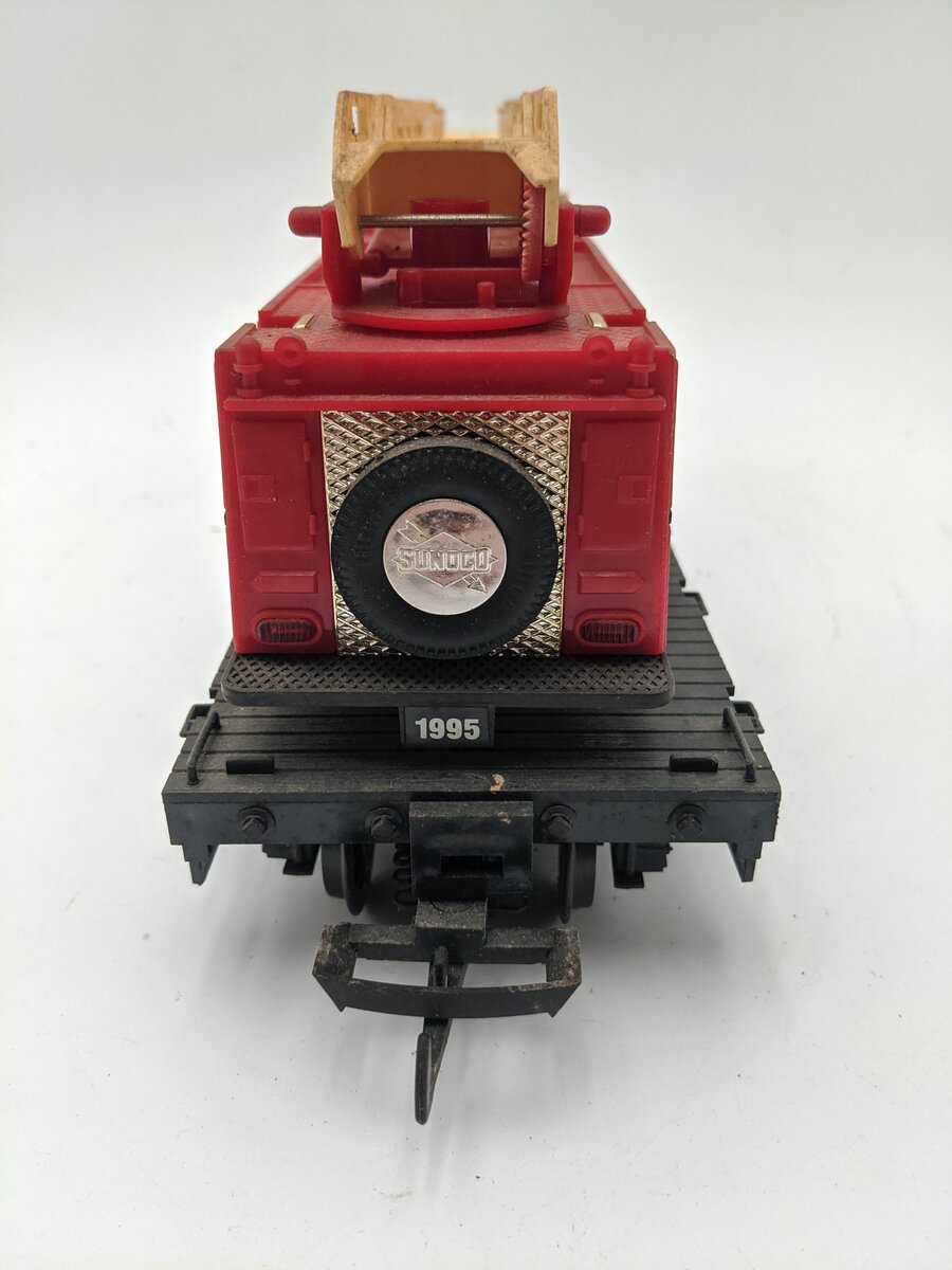 LGB 42690 G Colorado and Southern Flatcar w/ Firetruck #1069 EX