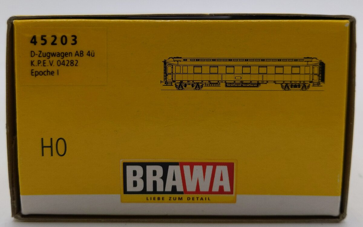 Brawa 45203 HO Scale Express Passenger Car #04282 NIB