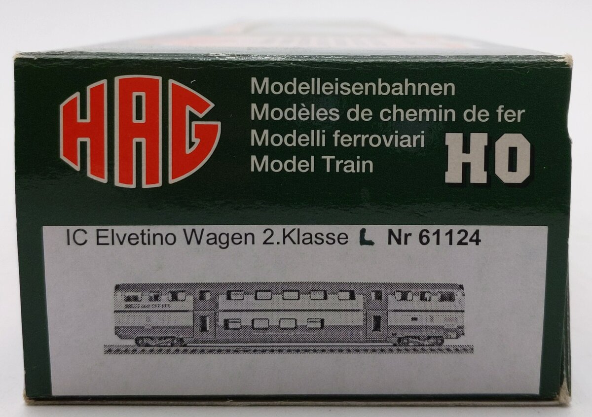 HAG 61124 HO Scale SBB Second Class Double Deck Passenger Diner Car NIB