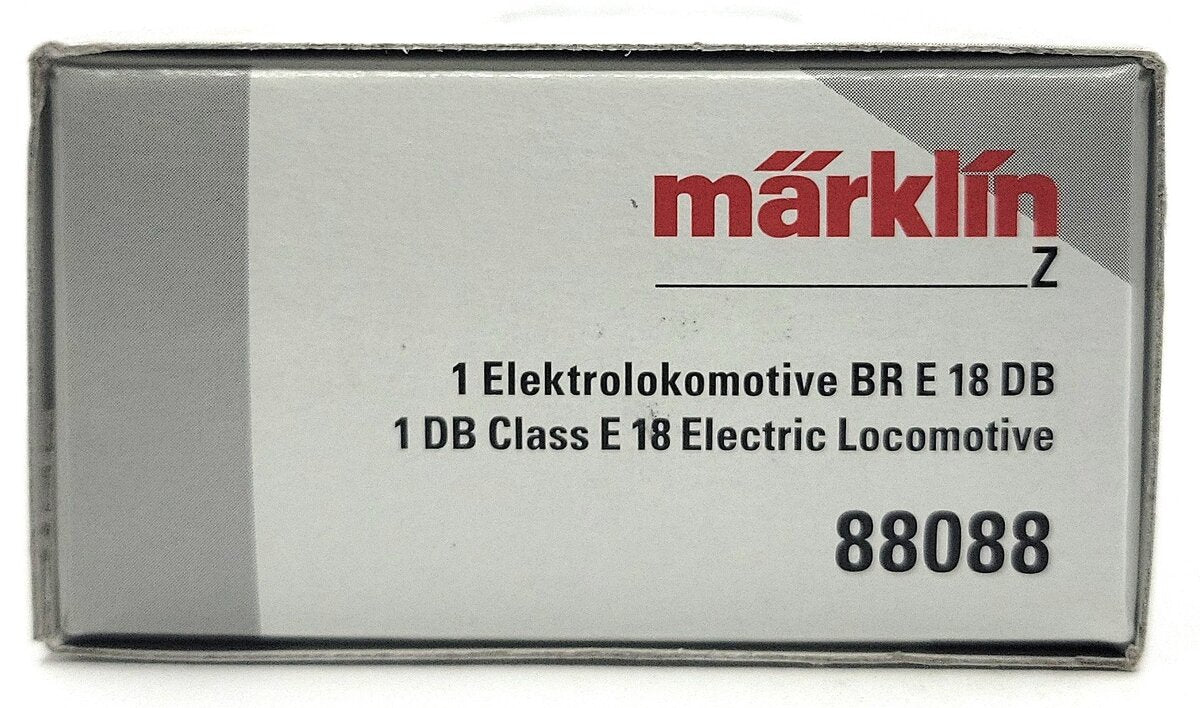 Marklin 88088 Z Scale DB Class E 18 Electric Locomotive LN/Box