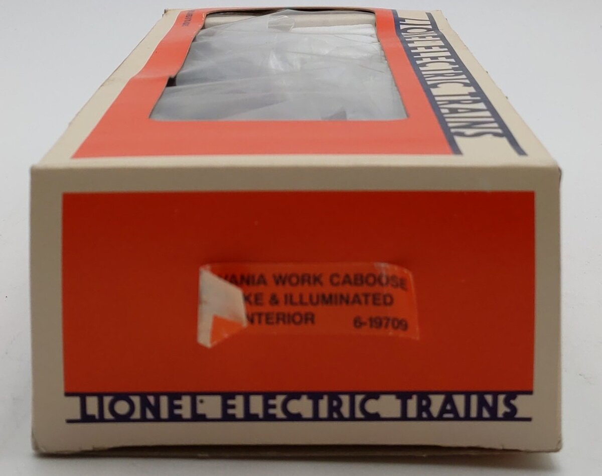 Lionel 6-19709 O Gauge Pennsylvania Illuminated Work Caboose with Smoke #19709 LN/Box