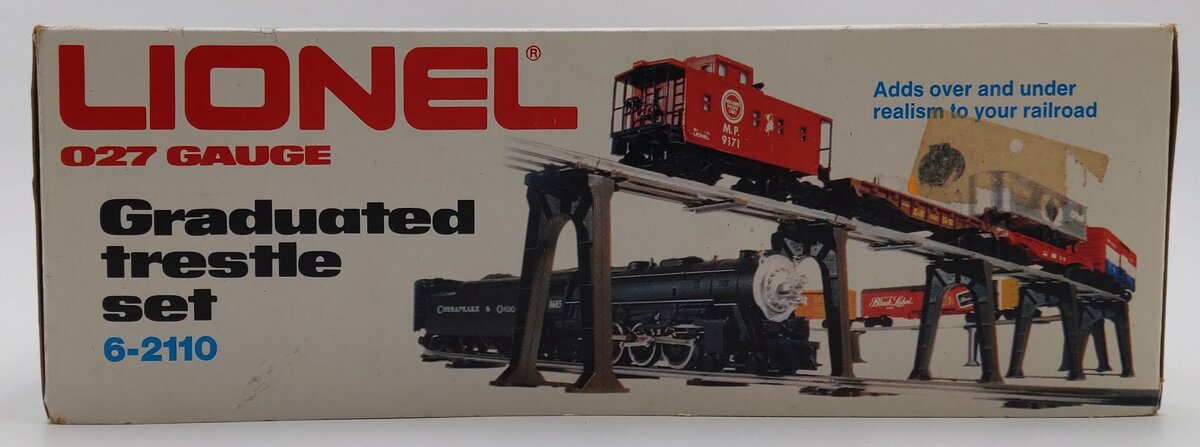 Lionel 6-2110 O27 Gauge Graduated Trestle Set LN/Box