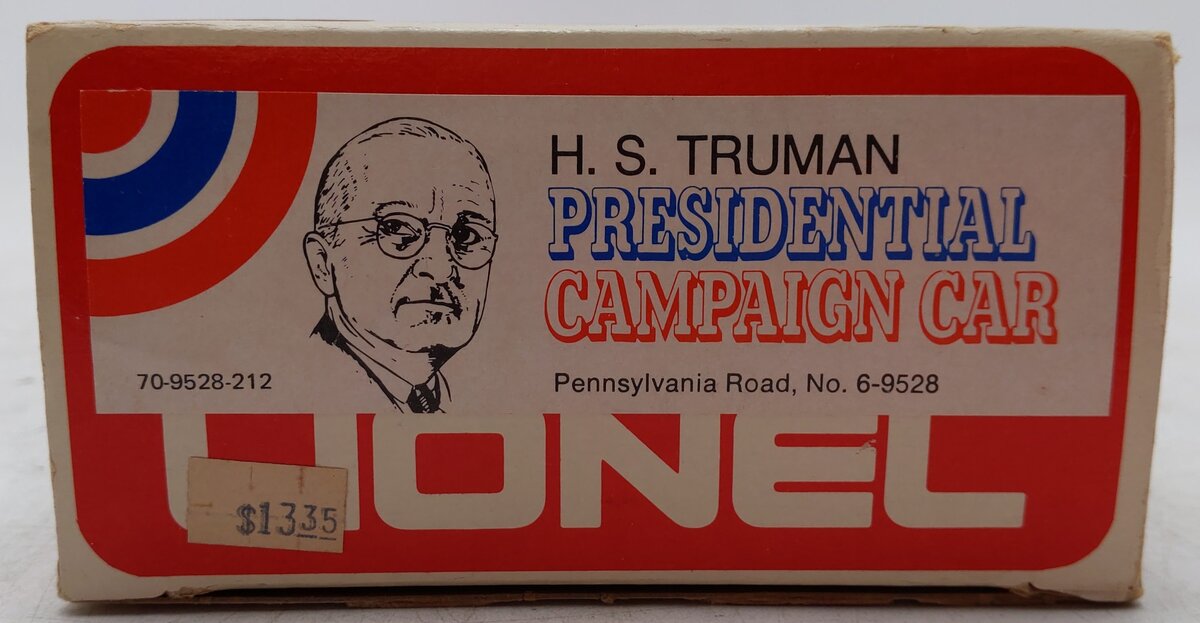 Lionel 6-9528 O Gauge Pennsylvania President Truman Campaign Car EX/Box
