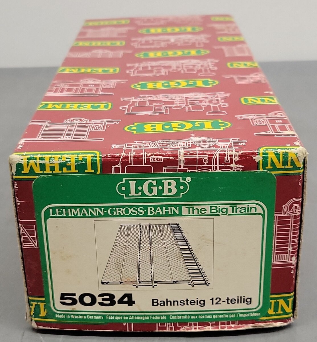 LGB 5034 G Scale Gray Plastic Platform Set EX/Box