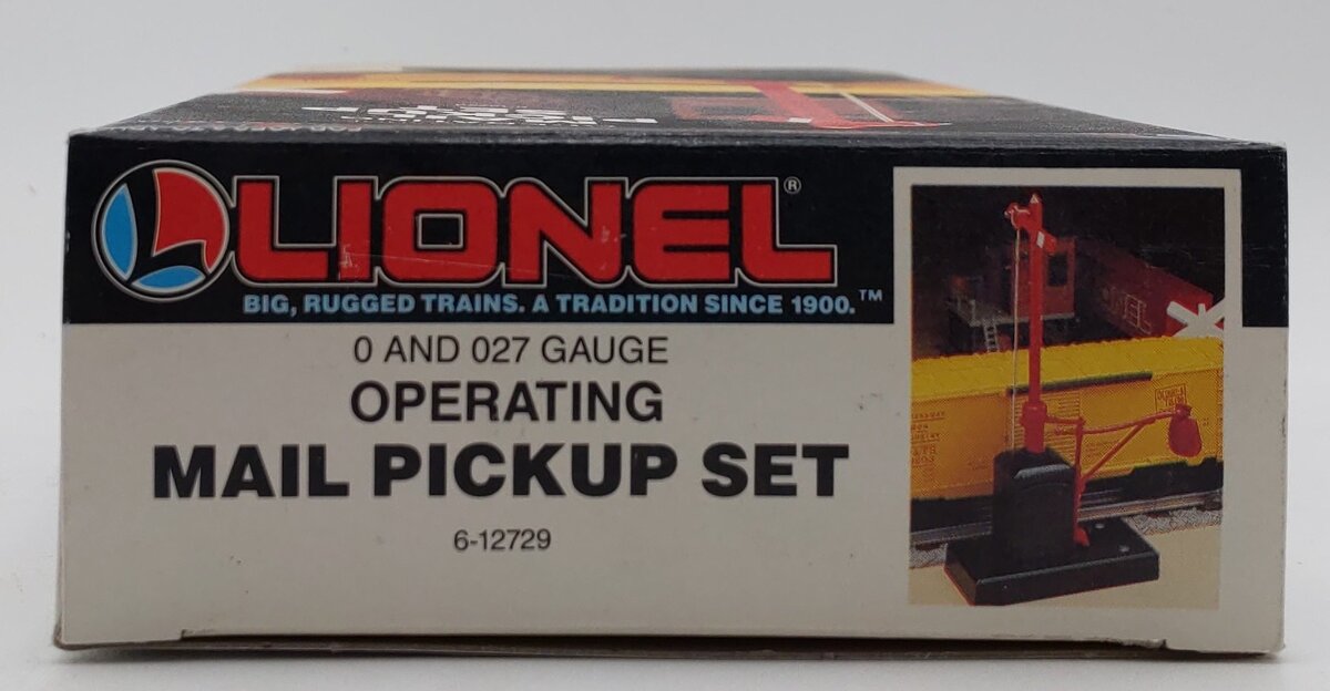 Lionel 6-12729 O Gauge Operating Mail Pickup Set LN/Box