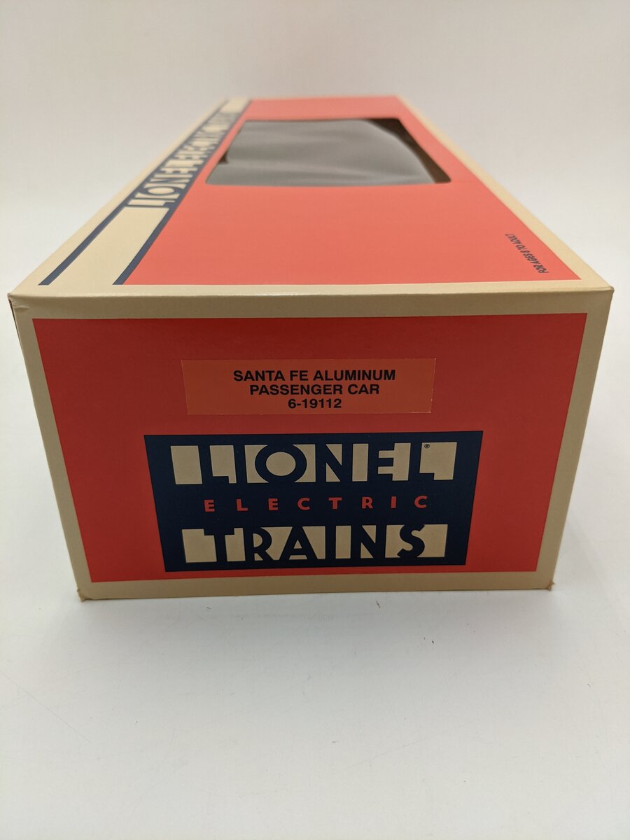 Lionel 6-19112 O Gauge Santa Fe "Squaw Valley" Pullman Aluminum Passenger Car VG/Box