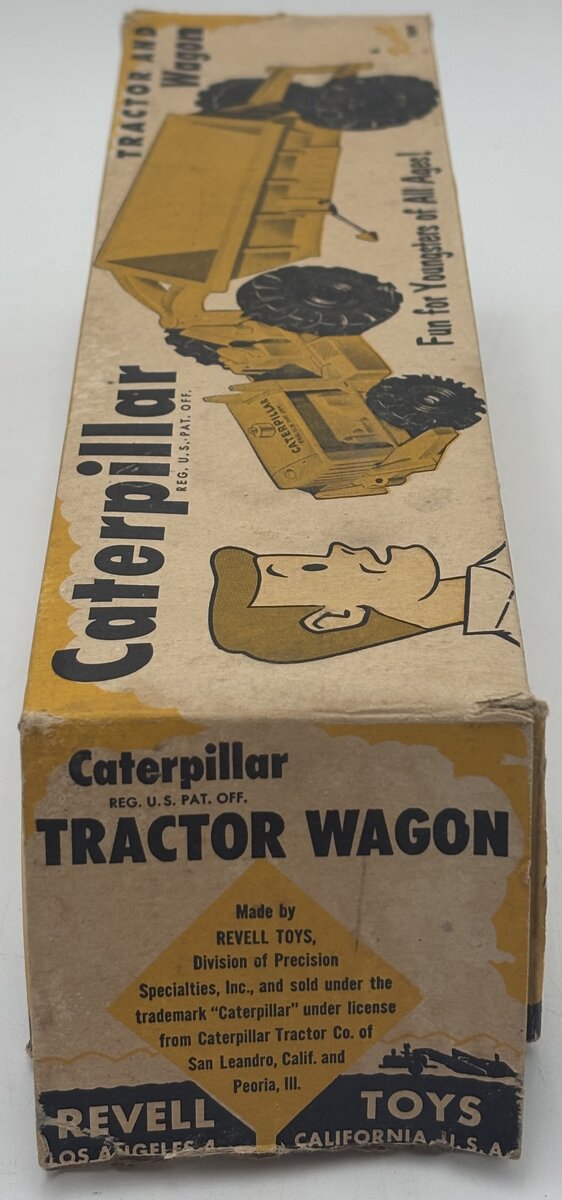 Revell O Scale Caterpillar Tractor & Wagon - Plastic EX/Box