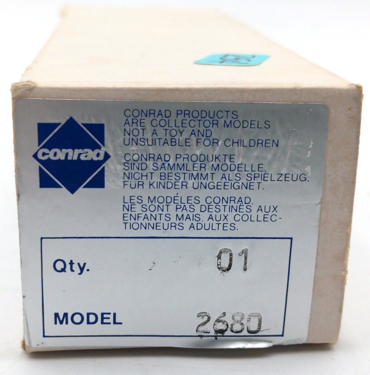 Conrad 268 1:50 Scale Diecast Faun F-85A Motor Grader. EX/Box