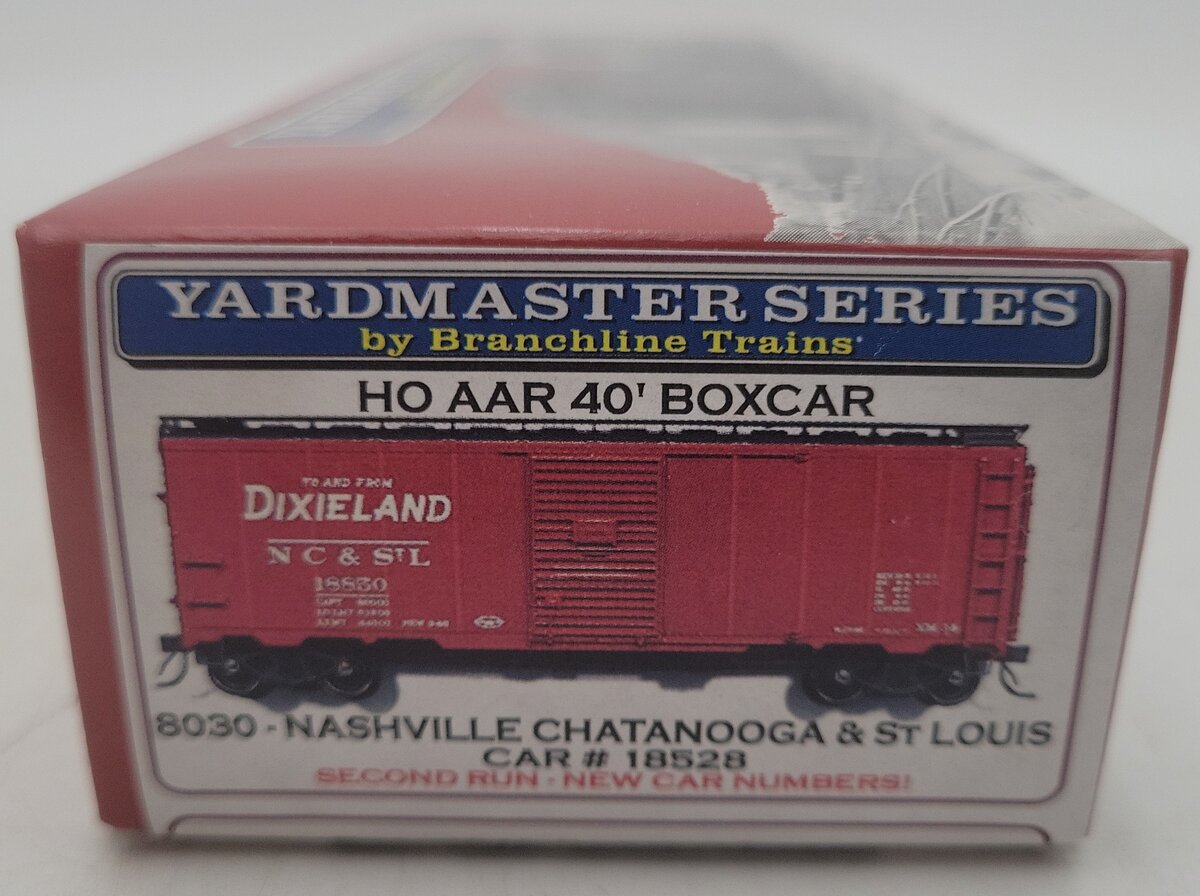 Branchline 8030 Nashville Chatanooga & St Louis 40' AAR Boxcar #18528 VG/Box