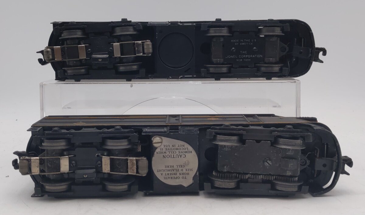 Lionel 2032 Vintage O Erie Alco AA Diesel Locomotive Set VG