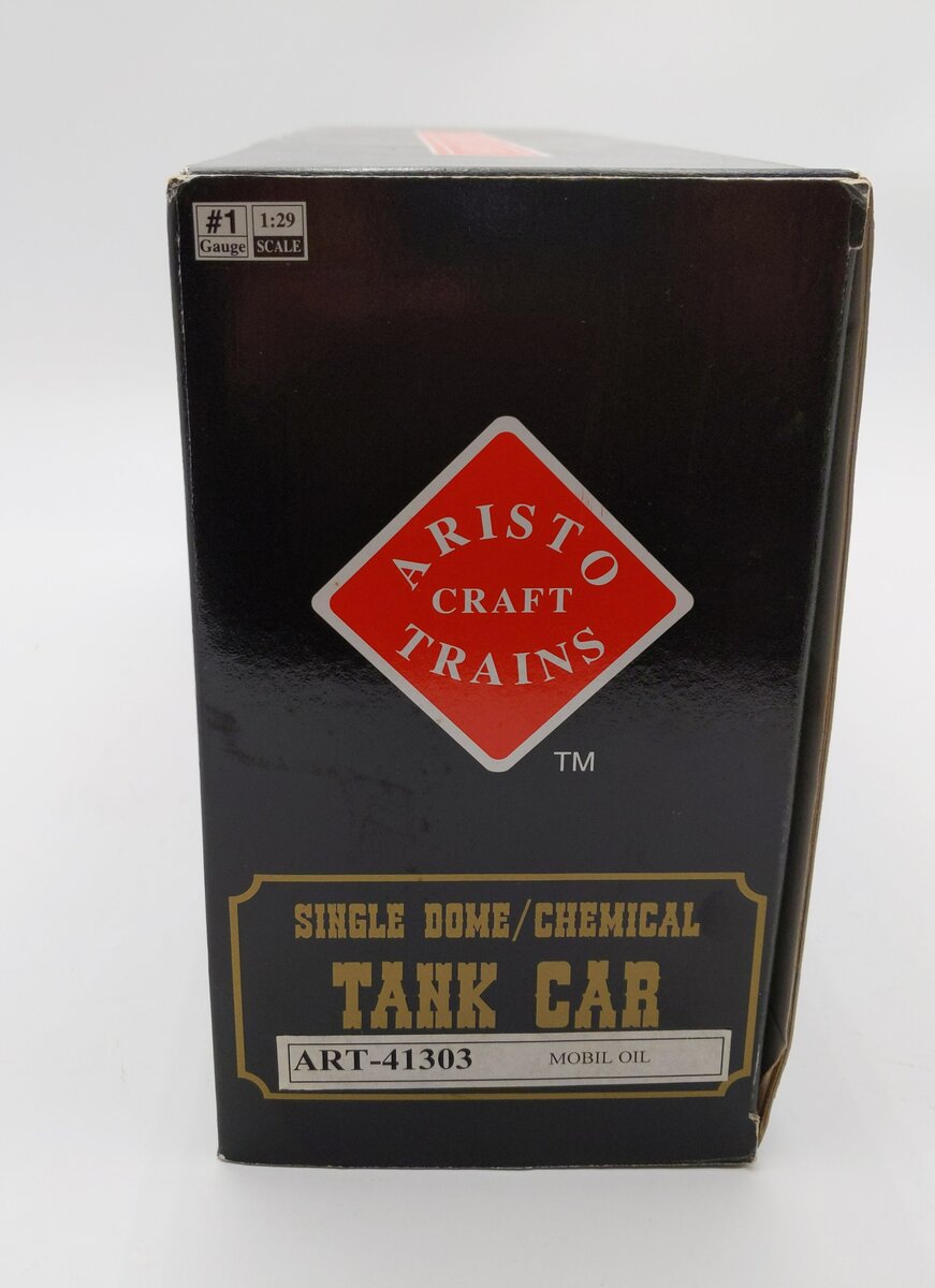 Aristo-Craft 41303 Mobilgas Single Dome Tank Car LN/Box