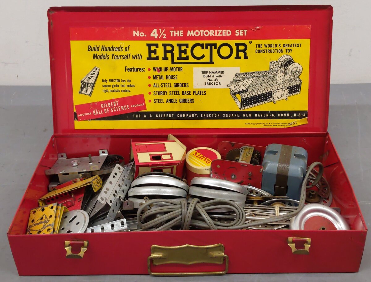 A.C. Gilbert Vintage Erector Set #4 1/2/Box